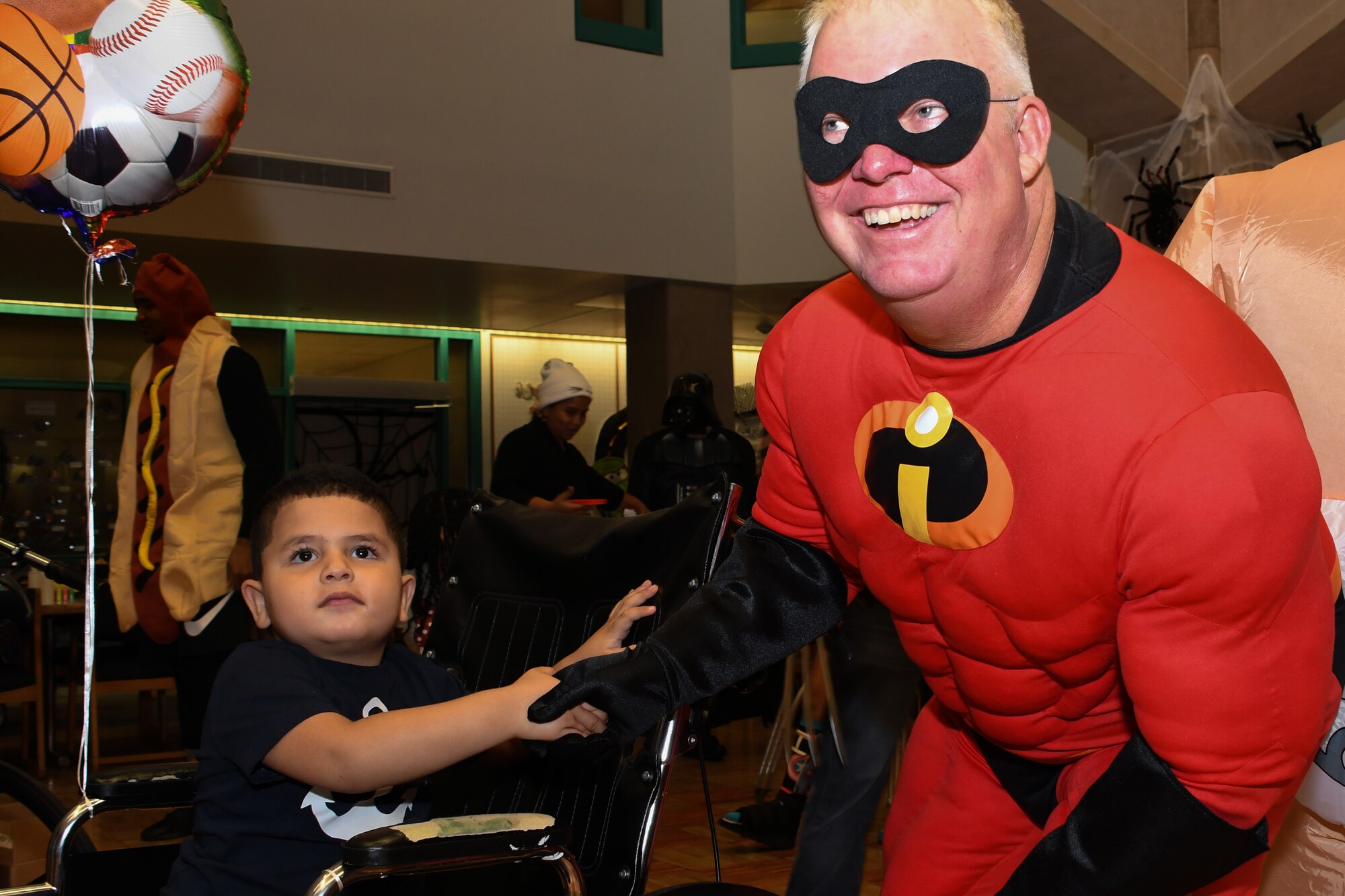 Citizen Reserve Airmen help children celebrate Halloween
