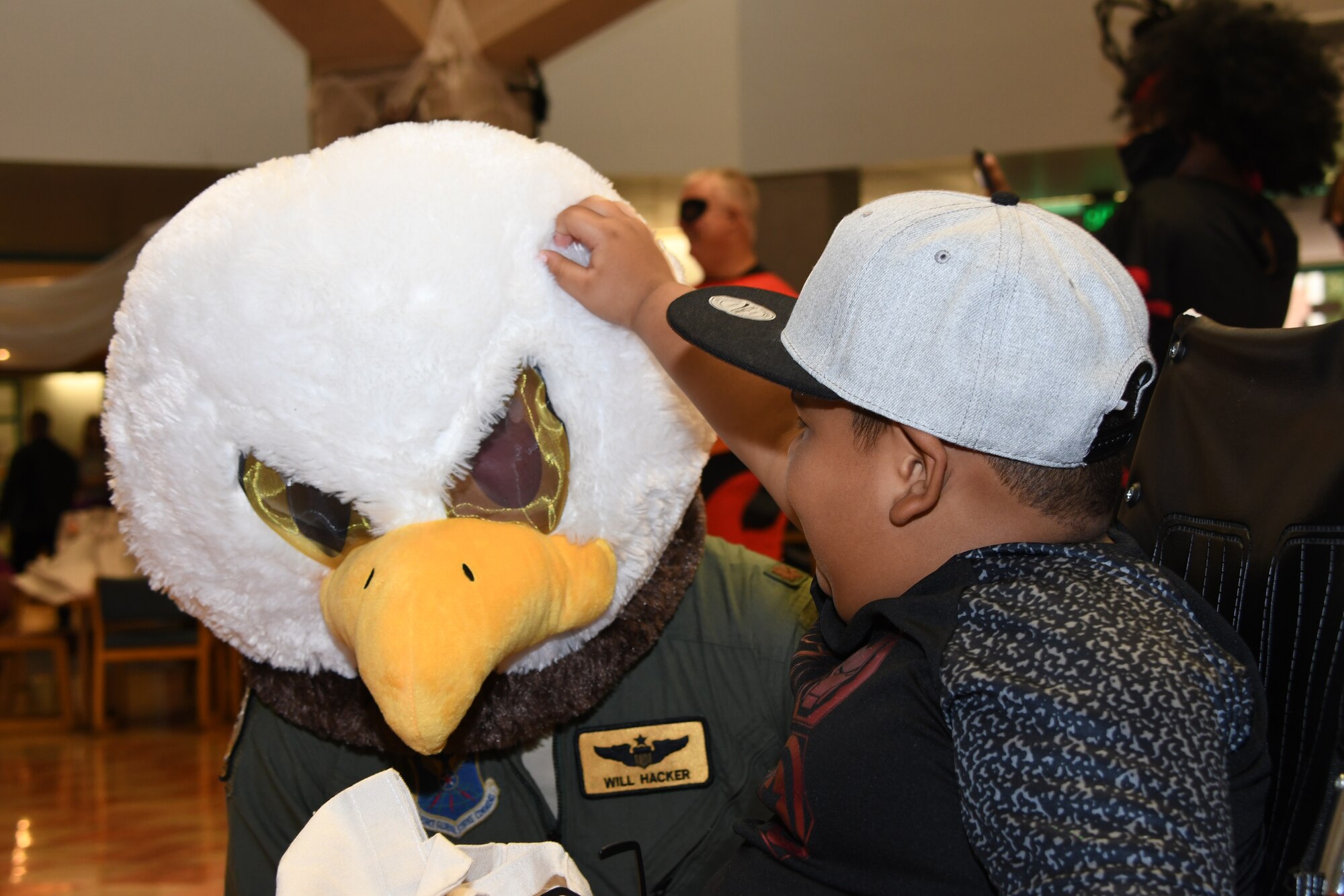 Citizen Reserve Airmen help children celebrate Halloween