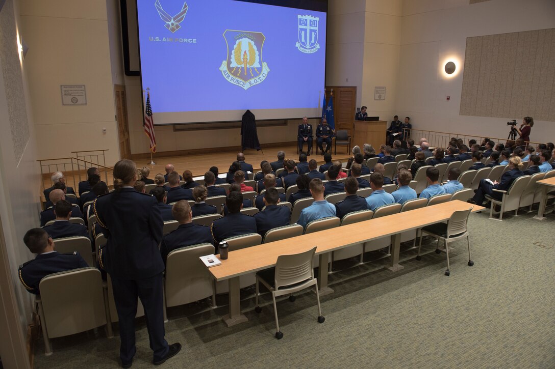 Retired general recognized in alumni induction ceremony