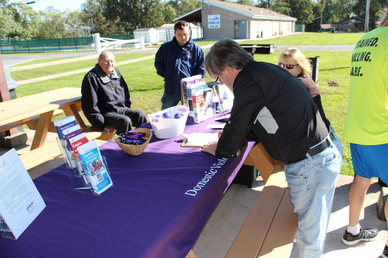 Family Advocacy and MWR Susquehanna bring awareness to Domestic