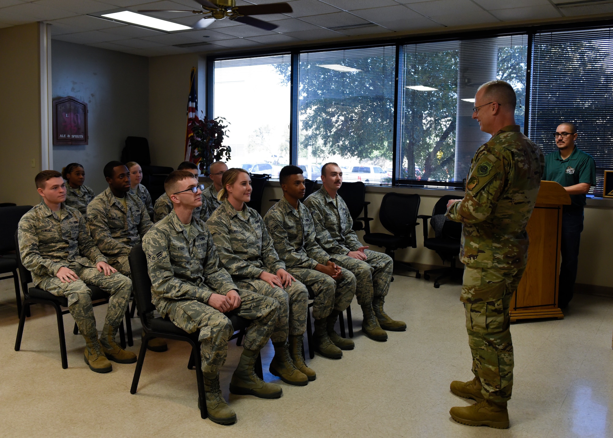 Maj. Gen. Mark E. Weatherington visit