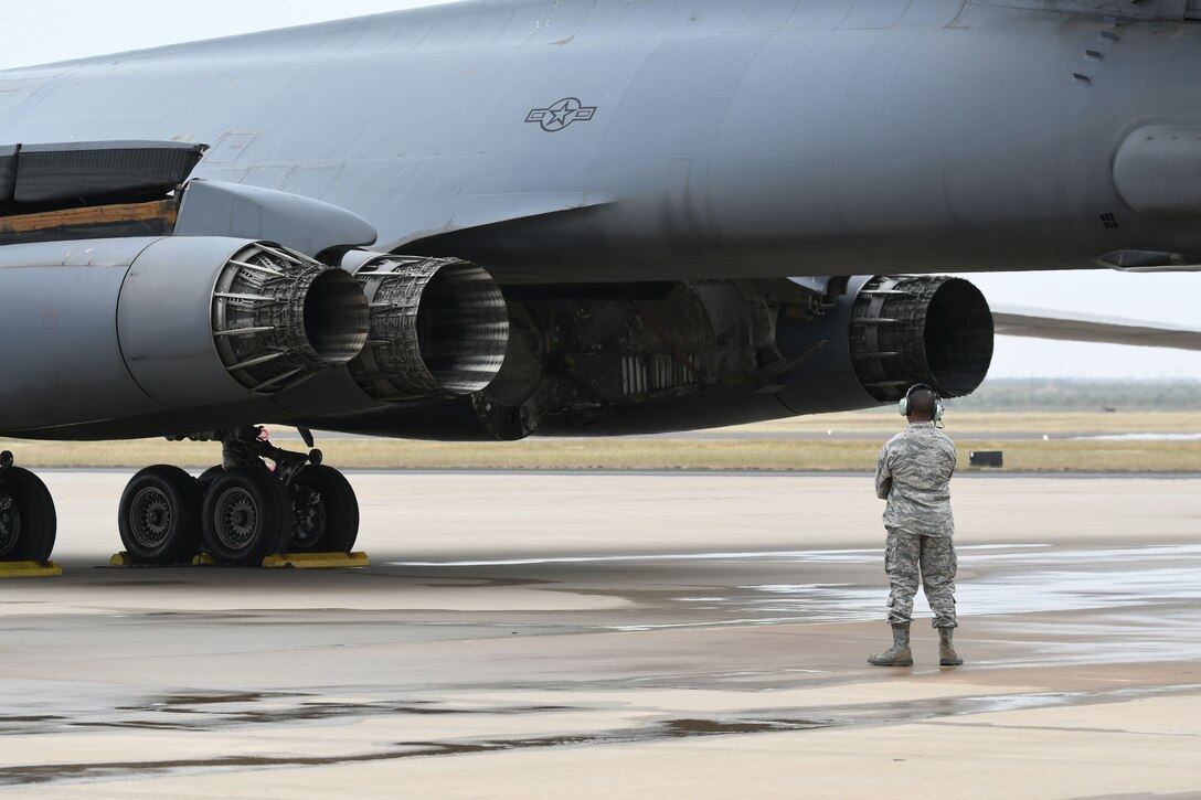 B-1B involved in May IFE departs Midland