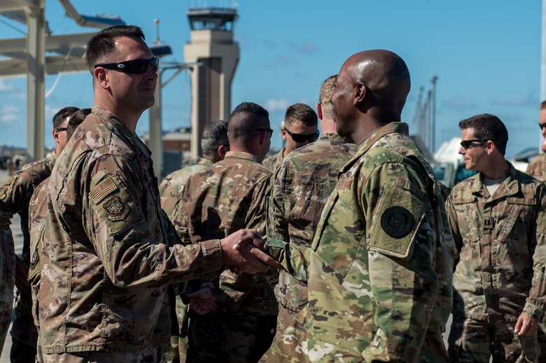 U.S. Air Force leadership visit Tyndall Air Force Base.