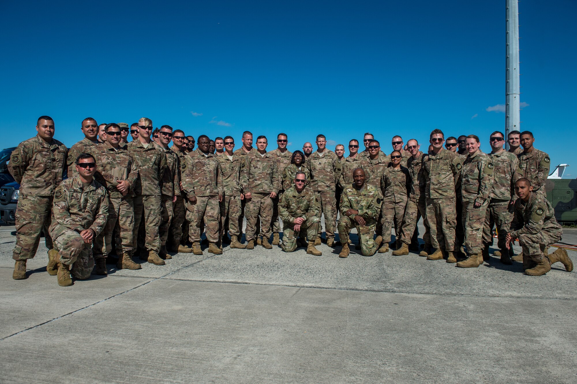 U.S. Air Force leadership visit Tyndall Air Force Base.