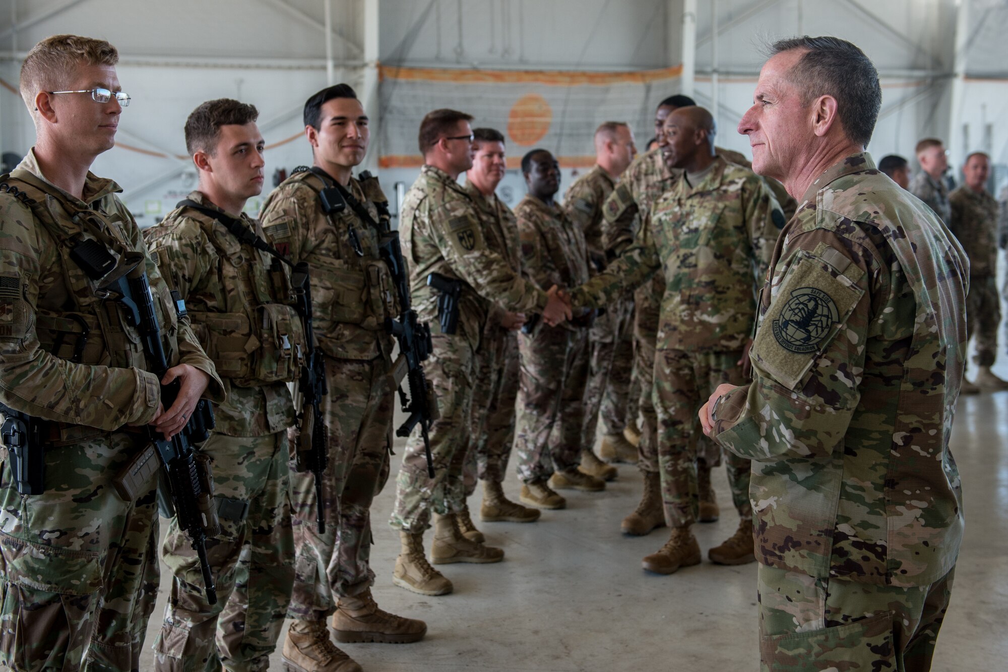 U.S. Air Force leadership visit Tyndall Air Force Base.