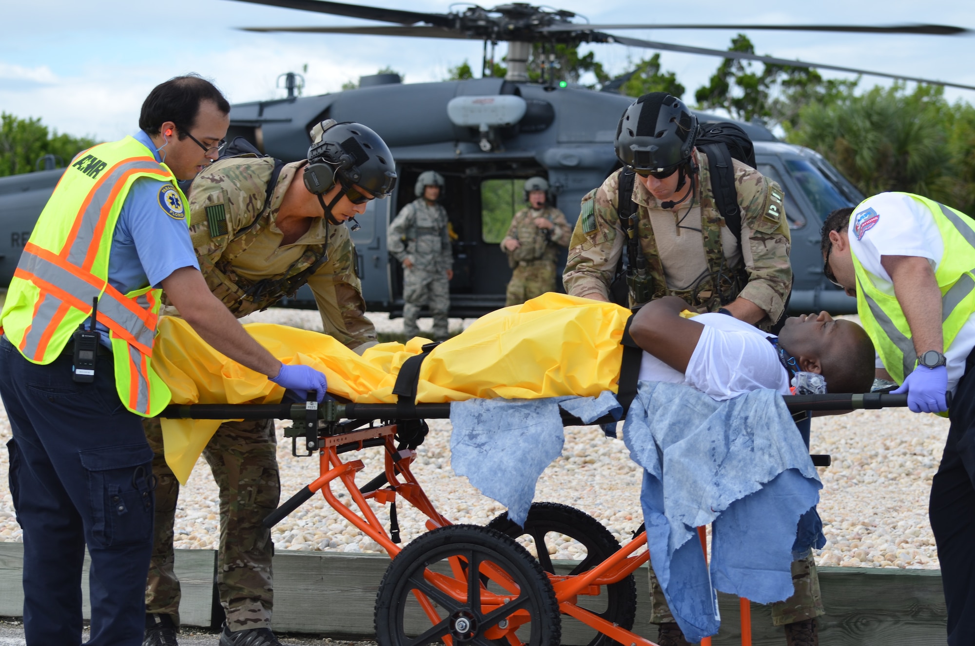 Medical evacuation exercise