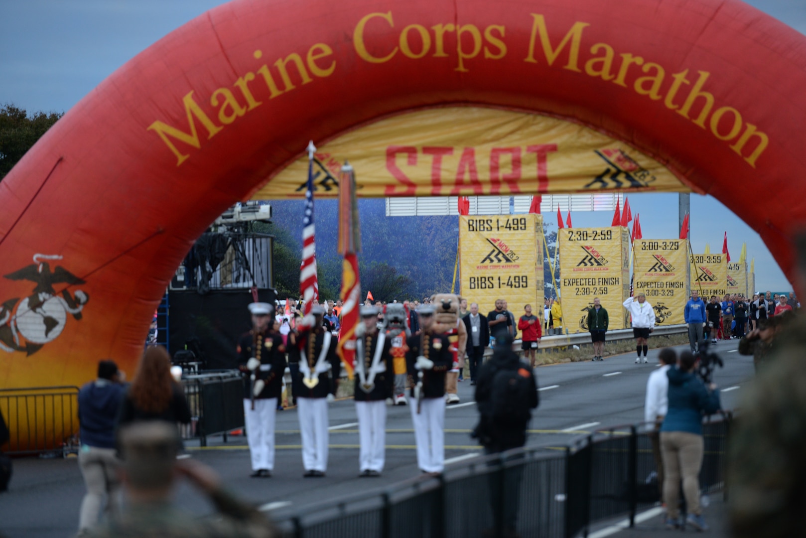 The 2018 Armed Forces Marathon Championship held in conjunction with the 43rd Marine Corps Marathon in Washington, D.C. on October 28, featuring service members from the Army, Marine Corps, Navy, Air Force and Coast Guard.