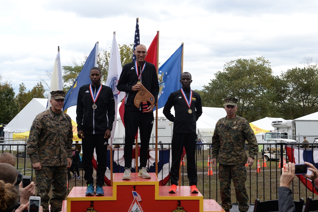 The 2018 Armed Forces Marathon Championship held in conjunction with the 43rd Marine Corps Marathon in Washington, D.C. on October 28, featuring service members from the Army, Marine Corps, Navy, Air Force and Coast Guard.