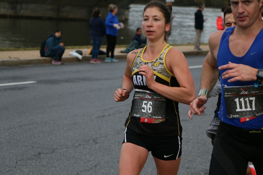 The 2018 Armed Forces Marathon Championship held in conjunction with the 43rd Marine Corps Marathon in Washington, D.C. on October 28, featuring service members from the Army, Marine Corps, Navy, Air Force and Coast Guard.