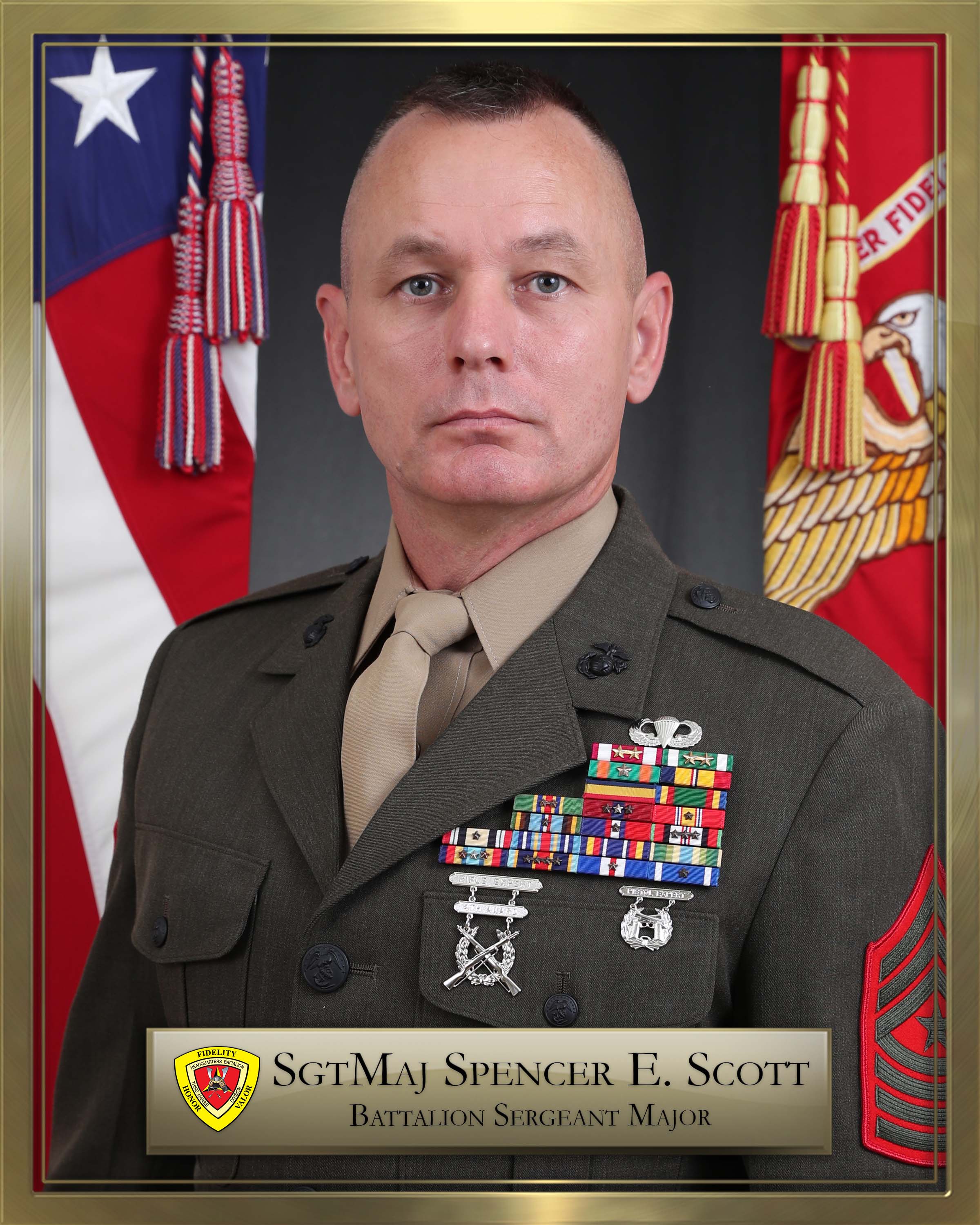 Sergeant Major Spencer E Scott Marine Corps Base Camp Butler Leaders