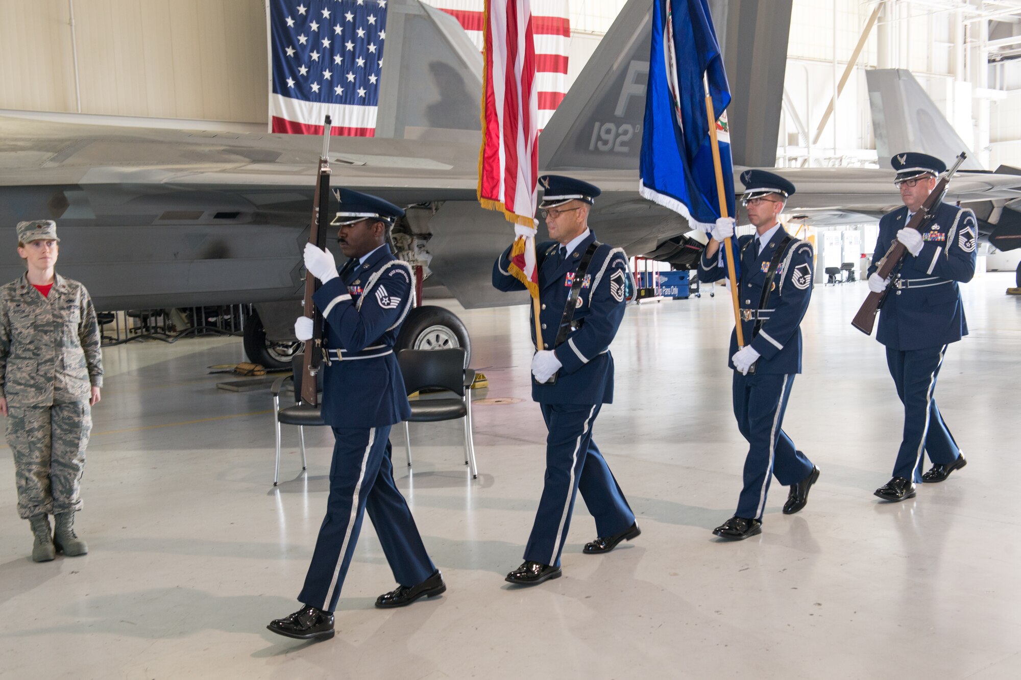 192nd AMXS assumption of command ceremony.