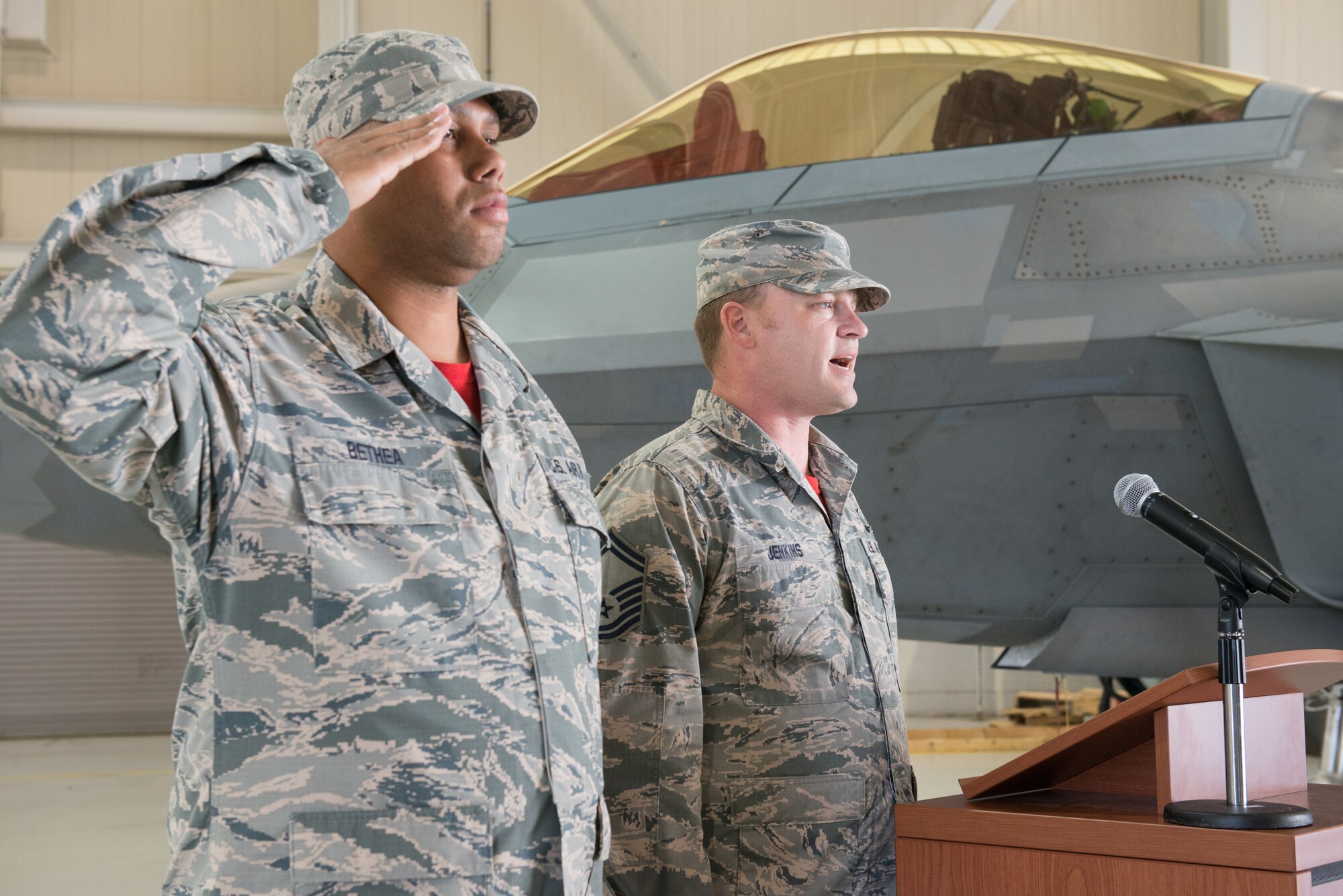 192nd AMXS assumption of command ceremony.