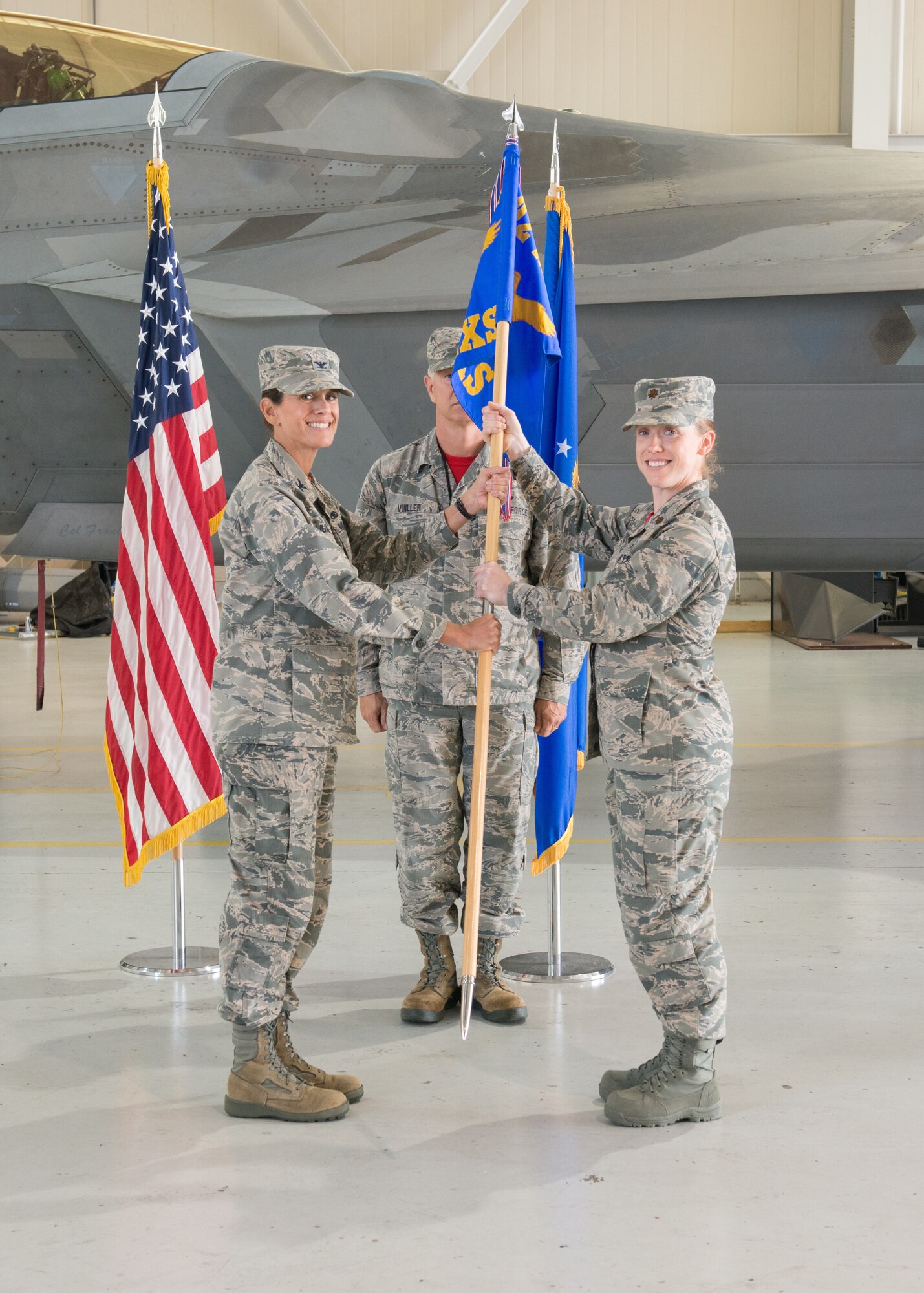 192nd AMXS assumption of command ceremony.