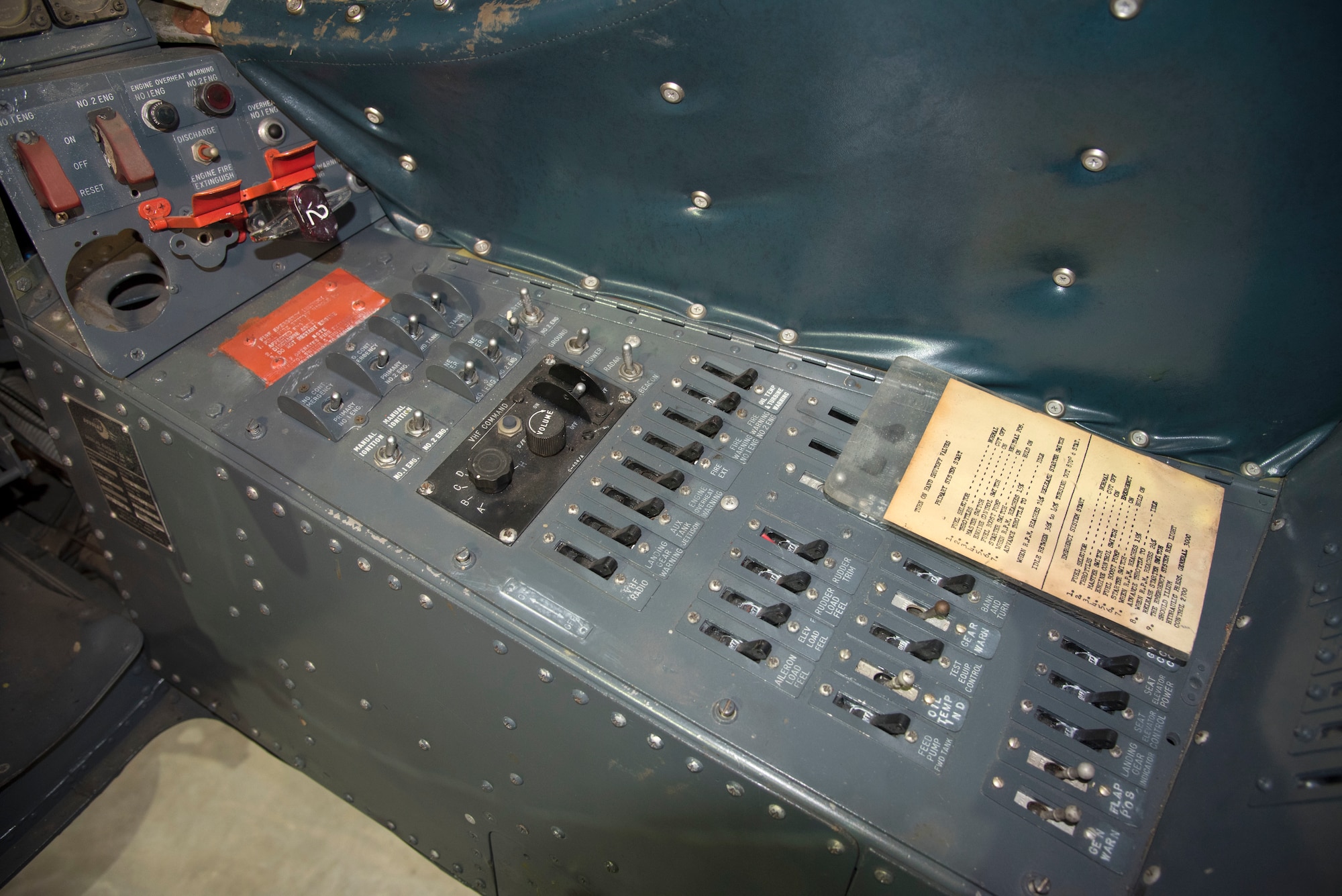 DAYTON, Ohio -- Douglas X-3 Stiletto cockpit(right side controls) at the National Museum of the United States Air Force. This aircraft is on display in the museum's Research & Development Gallery. (U.S. Air Force photo by Ken LaRock)