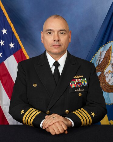 CAPT Jon H. Moretty, a native of Portland, OR, enlisted in the Navy in 1989. He was selected for the Nuclear Enlisted Commissioning Program, graduating with honors from Oregon State University in 1994 with a Bachelor of Science in Electrical Engineering and was commissioned via Officer Candidate School. He holds a Master of Business Administration from San Diego State University and Master of Arts in Strategic Studies and National Security from Naval War College where he was selected as Mahan Scholar and performed Chief of Naval Operations directed research on China’s nuclear program.