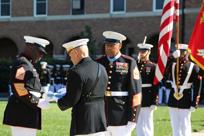 SgtMaj Canley Medal of Honor Flag Presentation