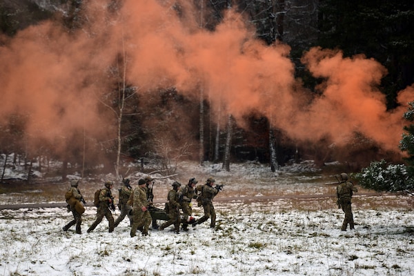 Soldiers assigned to 10th Special Forces Group (Airborne) conduct urban operations training near Stuttgart, Germany (U.S. Army/Jason Johnston)