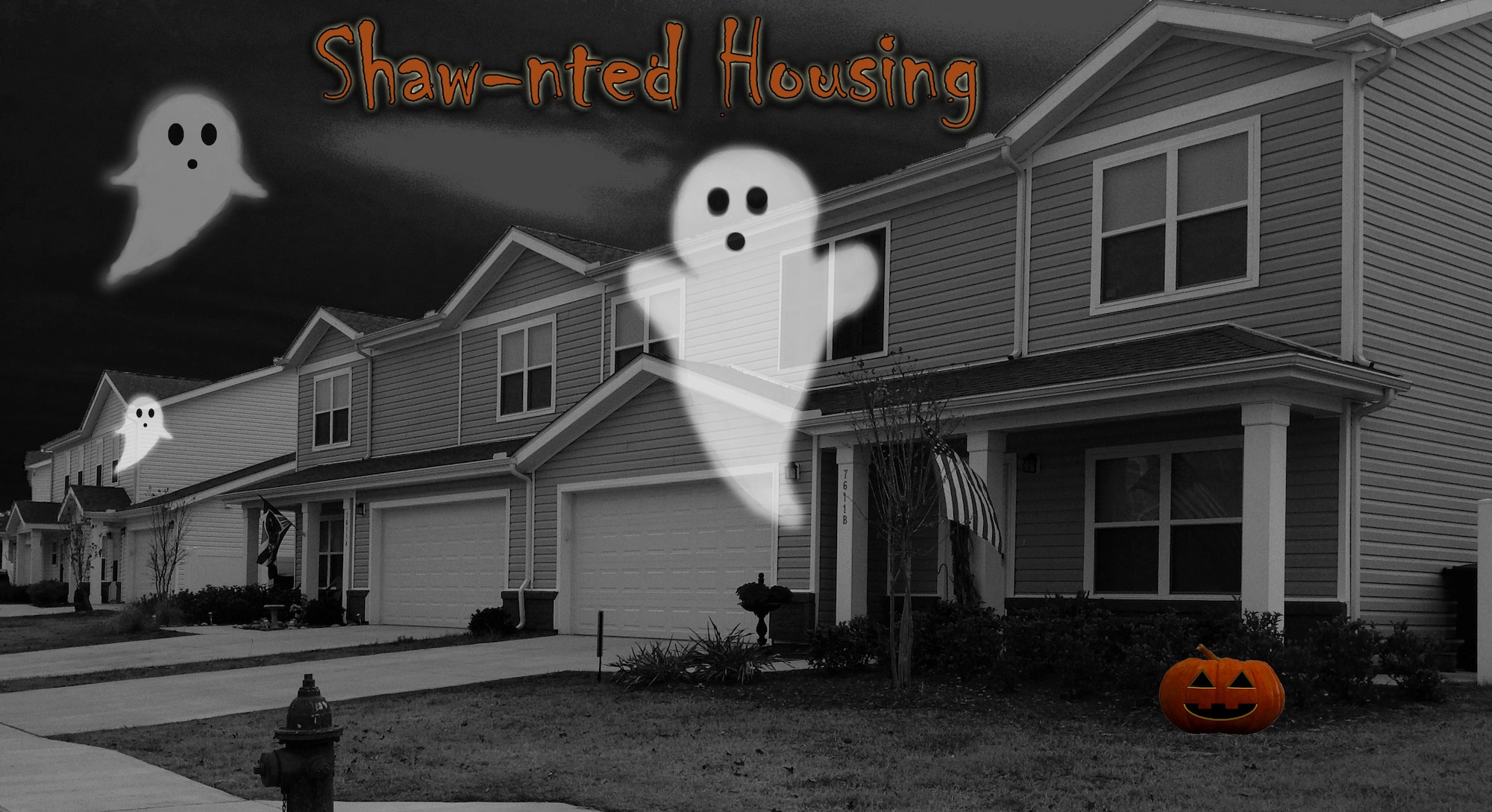 Housing residents claim they have encounters with the paranormal at Shaw Air Force Base, S.C., Oct. 30, 2018.