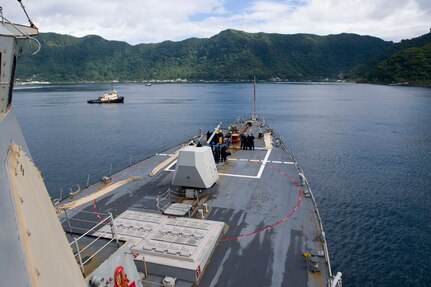 USS Shoup Arrives in American Samoa as Part of OMSI Deployment