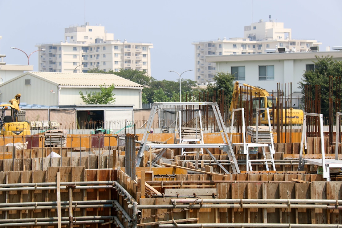 Yokosuka Child Development Center under construction.