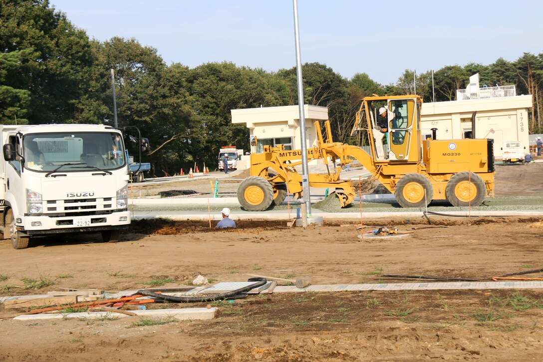 One of the many project sites being overseen by the Misawa Resident Office.