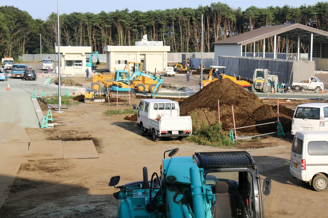 Members of the Misawa Resident Office oversee a project to increase the safety, security and access to the installation.