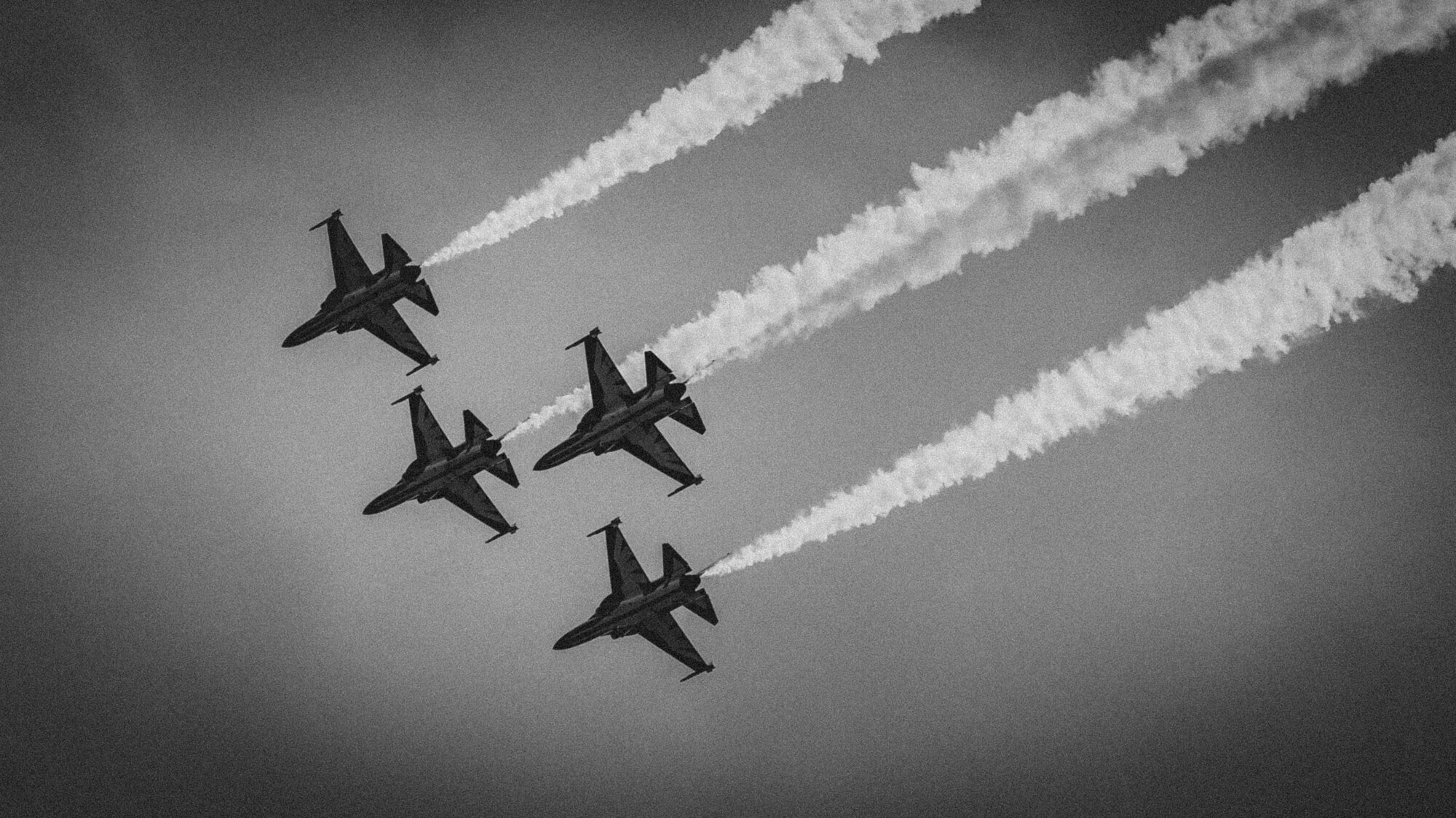 The Republic of Korea’s 53rd Demonstration Group, also known as the Black Eagles, perform at the Gyeongnam Sacheon Aerospace Expo at Sacheon Air Base, South Korea, Oct. 25, 2018.