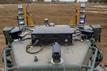 U.S. Army Reserve engineers experiment with remote-controlled bulldozer