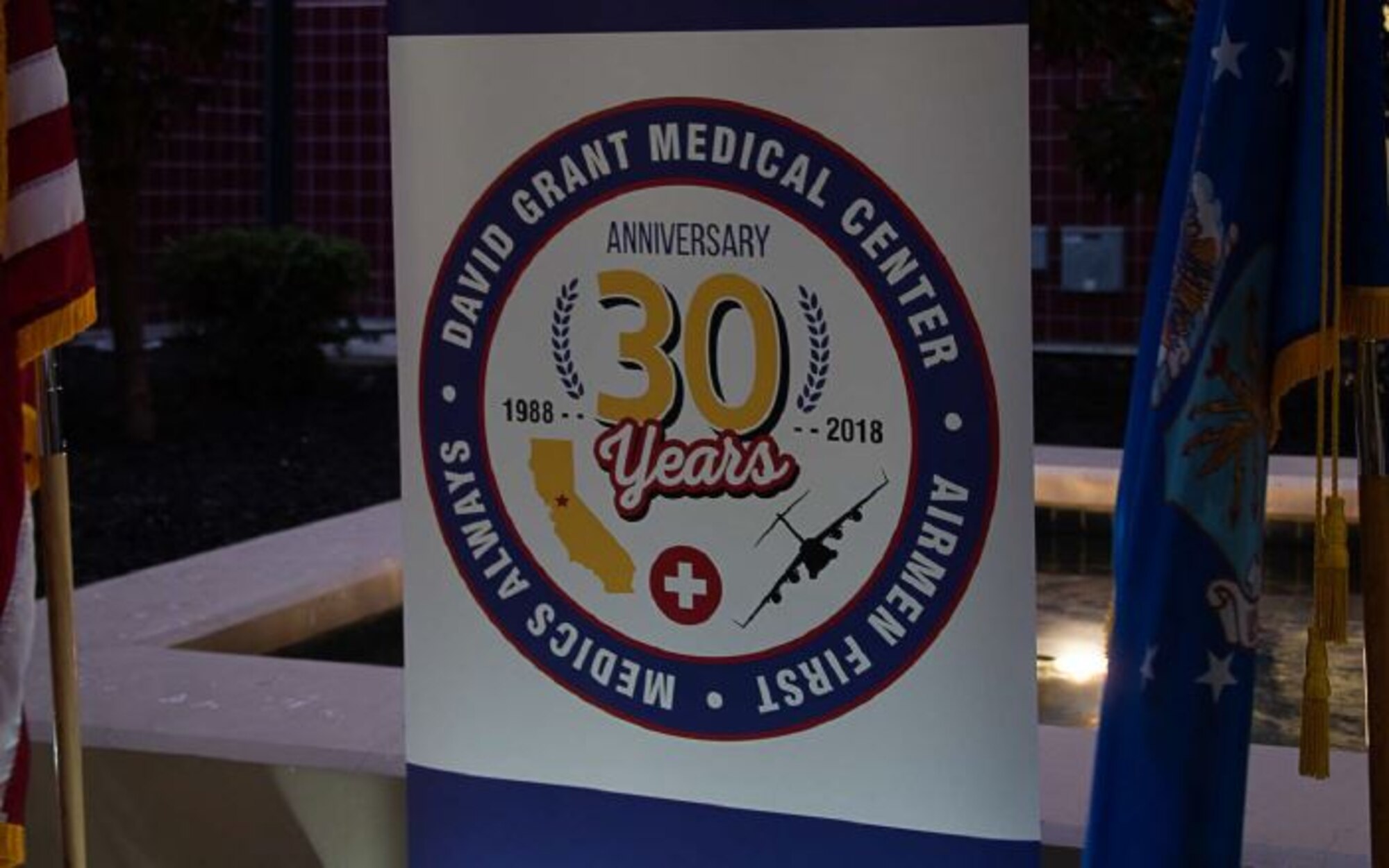 Celebrating David Grant USAF Medical Center's 30th anniversary. (U.S. Air Force photo by Heidi Couch)