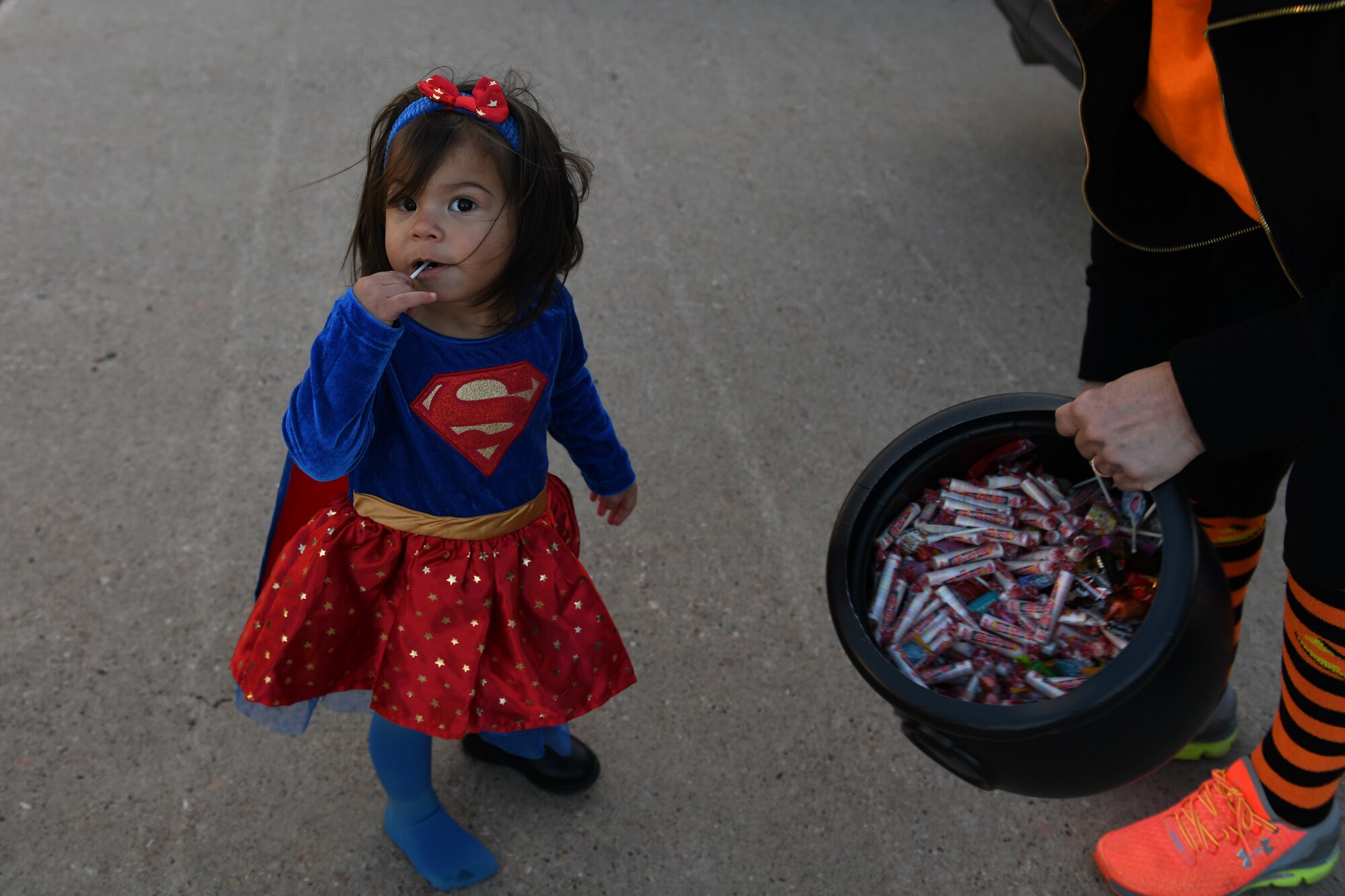 The 28th Bomb Wing Safety Office encourages parents and children to take extra safety precautions before going trick-or-treating on Halloween night. Actions such as looking both ways before crossing the street and keeping children close when using crosswalks can help prevent accidents and injuries.