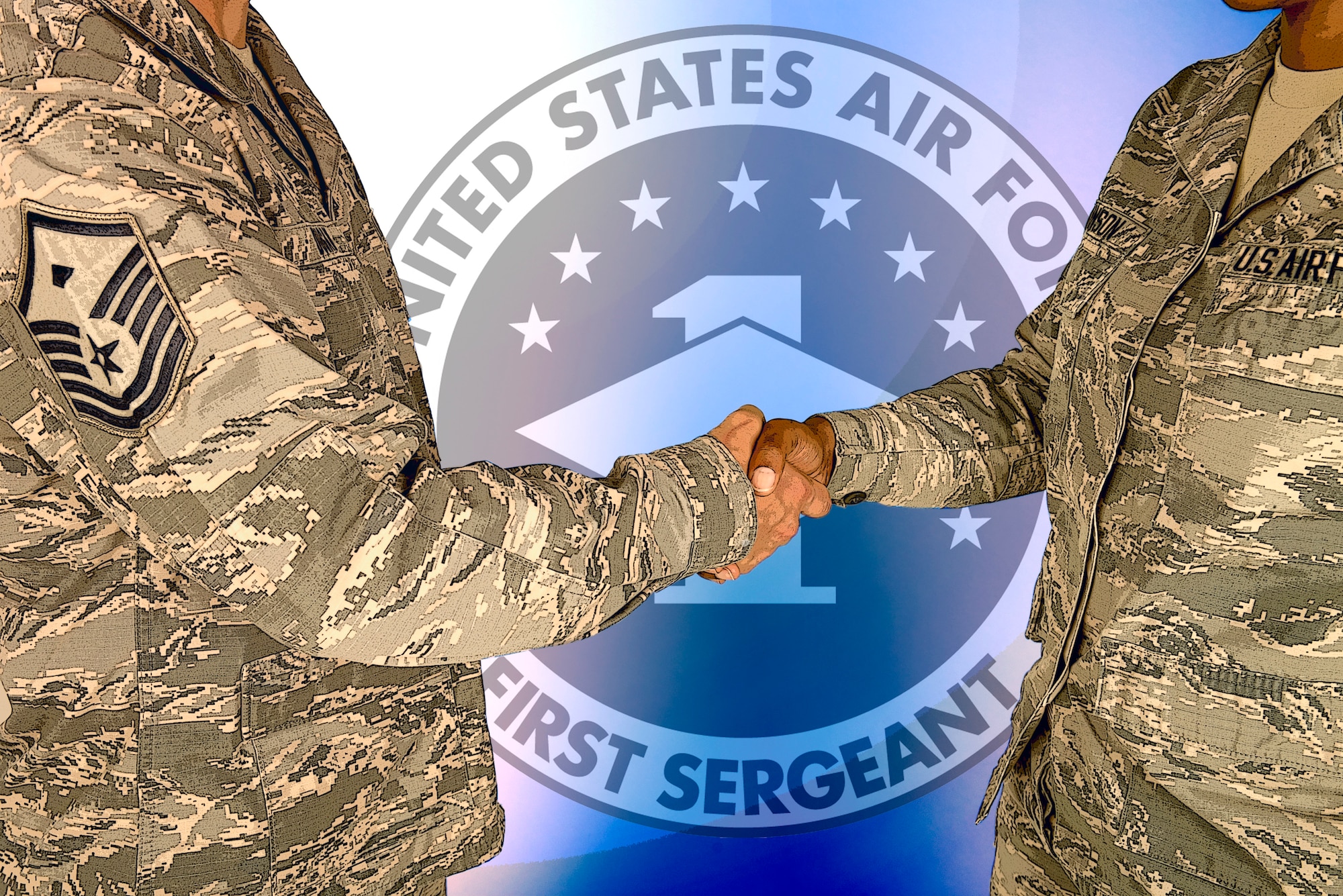 The First Sergeant Council consists of all first sergeants, their additional duty first sergeants and assistants on an Air Force installation. The council assists commanders in the morale and welfare of Airmen and their families. (U.S. Air Force graphic by Heide Couch)