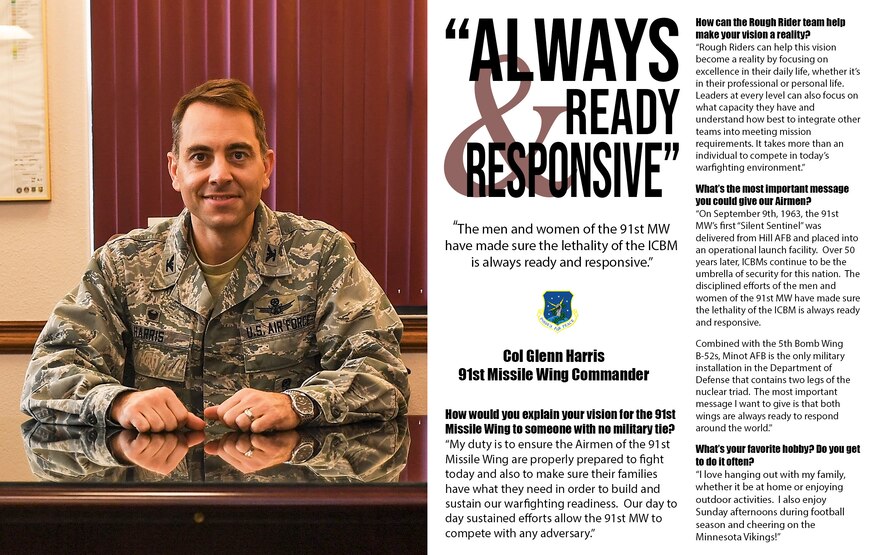 91st Missile Wing commander Q&A