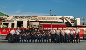 The Fort Eustis Fire Department at Joint Base Langley-Eustis, Virginia, received Internationally Accredited Agency status from the Commission on Fire Accreditation International on Aug. 10, 2018.