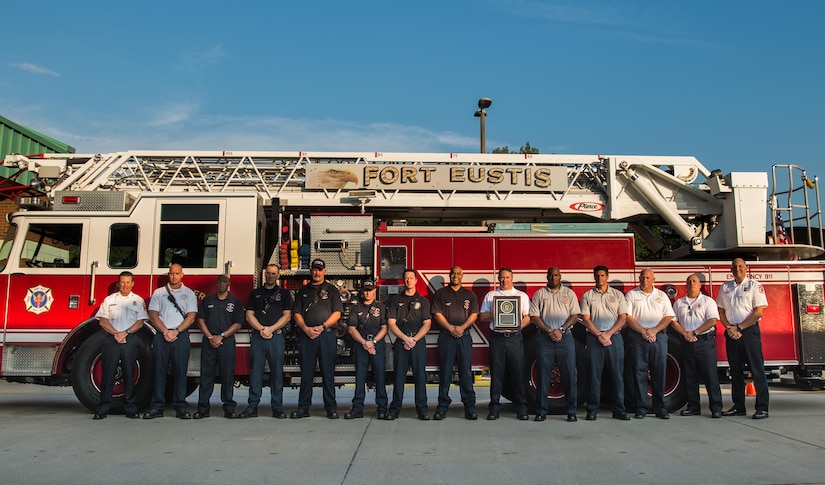 The Fort Eustis Fire Department at Joint Base Langley-Eustis, Virginia, received Internationally Accredited Agency status from the Commission on Fire Accreditation International on Aug. 10, 2018.