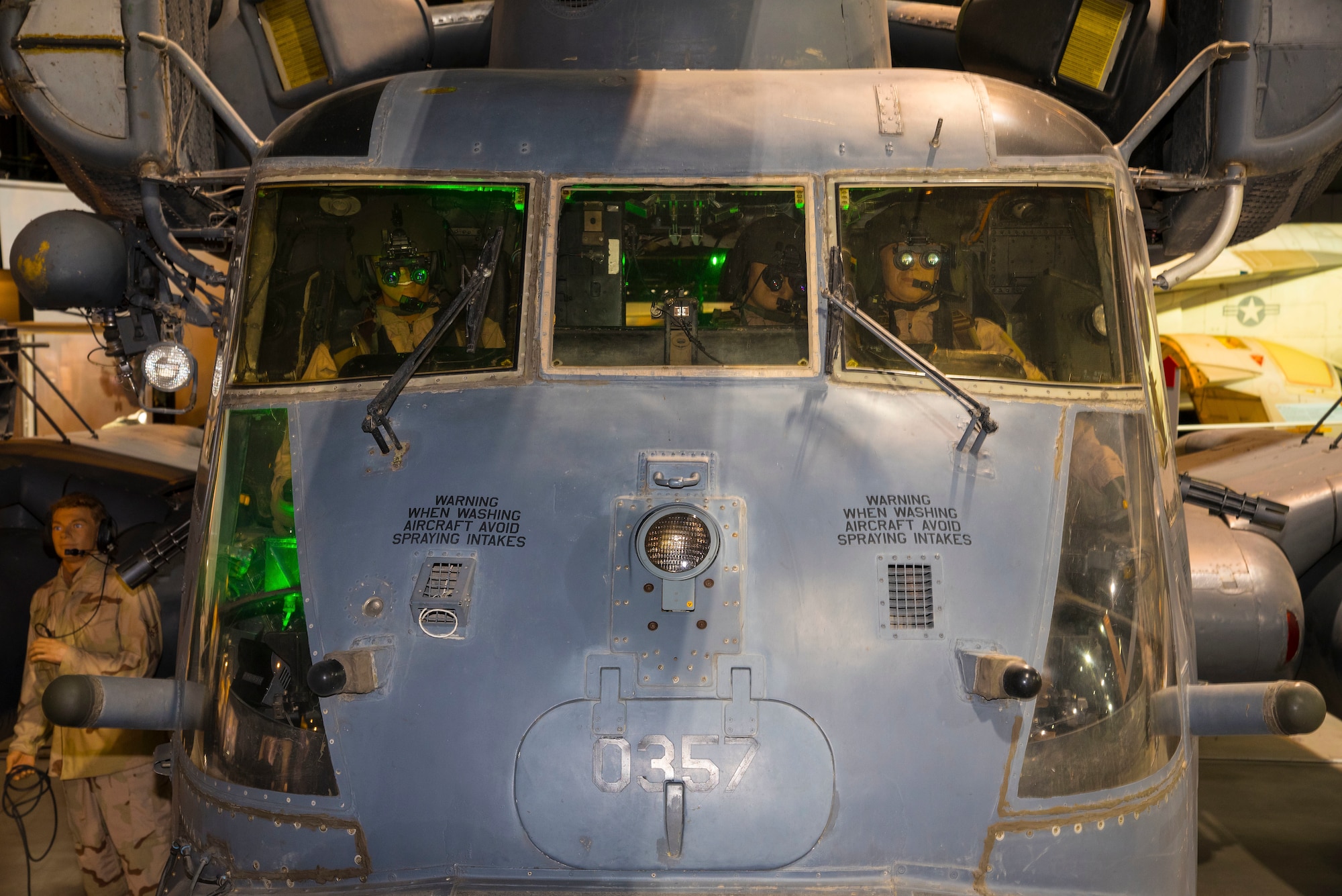 Sikorsky MH-53M Pave Low IV on display in the Cold War Gallery at the National Museum of the U.S. Air Force. (U.S. Air Force photo by Ken LaRock)