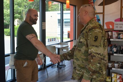 U.S. Army Reserve Soldier meets bone marrow recipient after 12 years