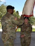 Members of the 410th Contracting Support Brigade welcomed their new senior enlisted leader during a ceremony Aug. 30 at Joint Base San Antonio-Fort Sam Houston.  Command Sgt. Maj. Charles Williams relinquished responsibility to Command Sgt. Maj. Sol NavarezBerrios during the ceremony officiated by Col. Robert McDonald, commander of the 410th CSB. NavarezBerrios comes to the brigade from the Mission and Installation Contracting Command's 918th Contracting Battalion at Fort Carson, Colorado. Williams plans to retire from the Army in early 2019.