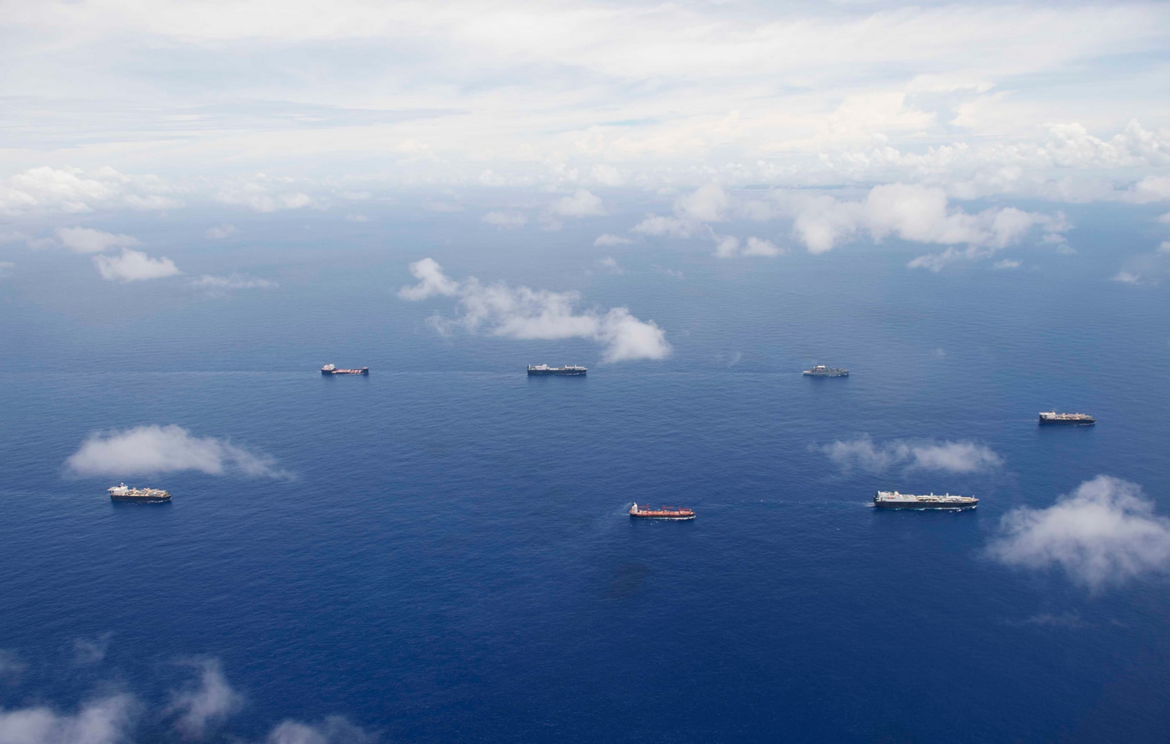 Maritime Prepositioning Ships Squadron 3 Conducts Group Sail