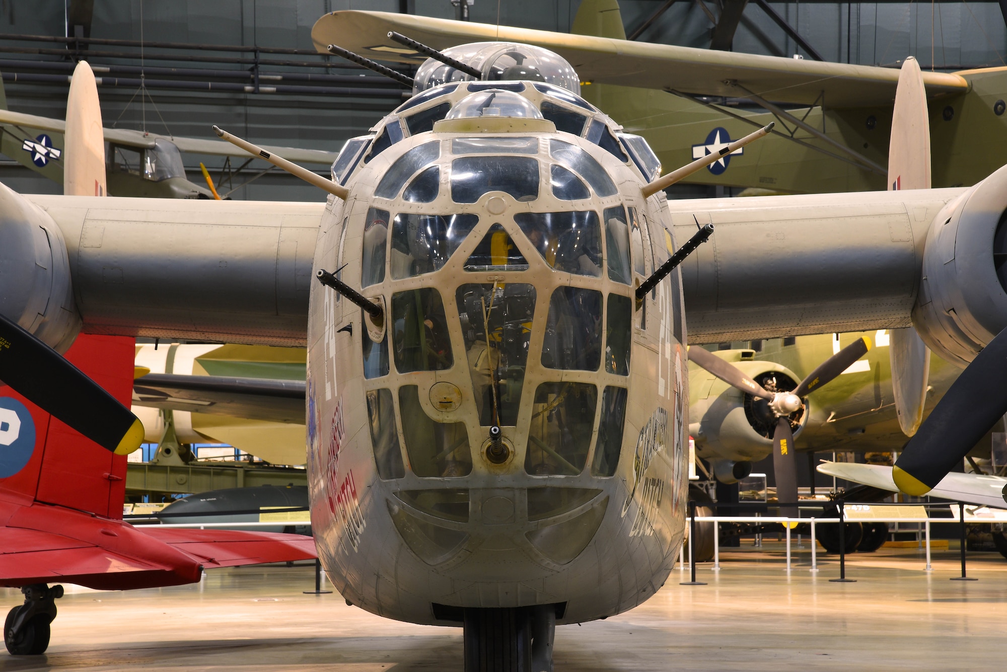 DAYTON, Ohio -- Consolidated B-24D Liberator in the World War II Gallery at the National Museum of the United States Air Force. (U.S. Air Force photo)