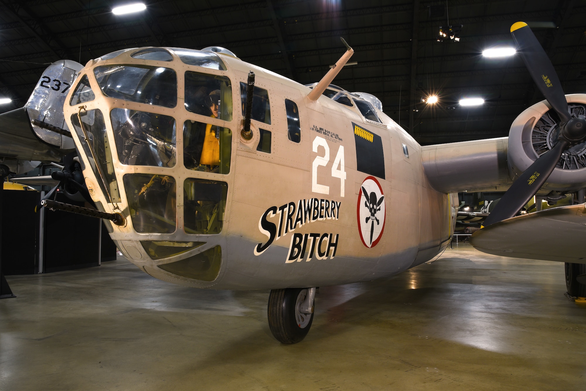 DAYTON, Ohio -- Consolidated B-24D Liberator in the World War II Gallery at the National Museum of the United States Air Force. (U.S. Air Force photo)