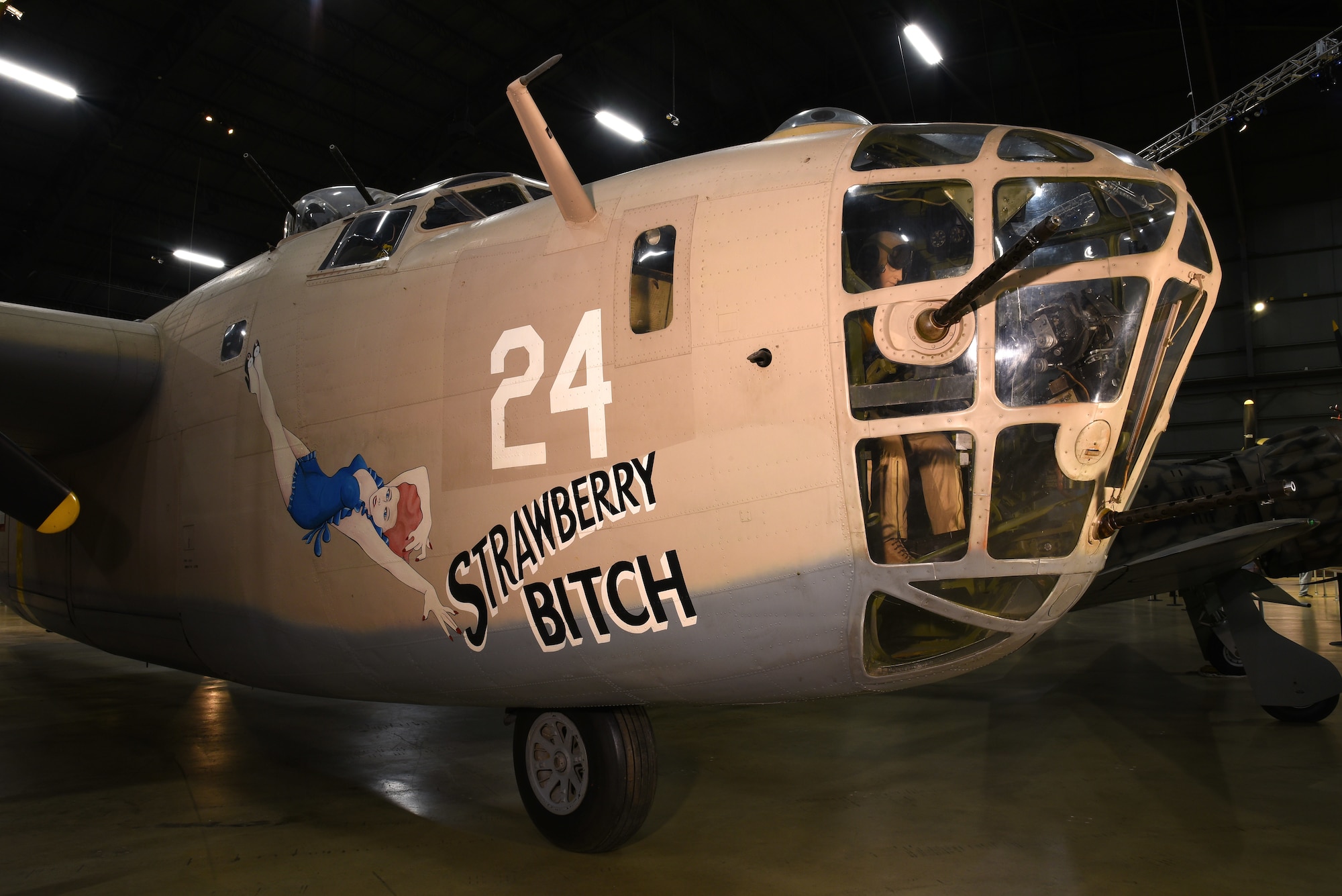 DAYTON, Ohio -- Consolidated B-24D Liberator in the World War II Gallery at the National Museum of the United States Air Force. (U.S. Air Force photo)