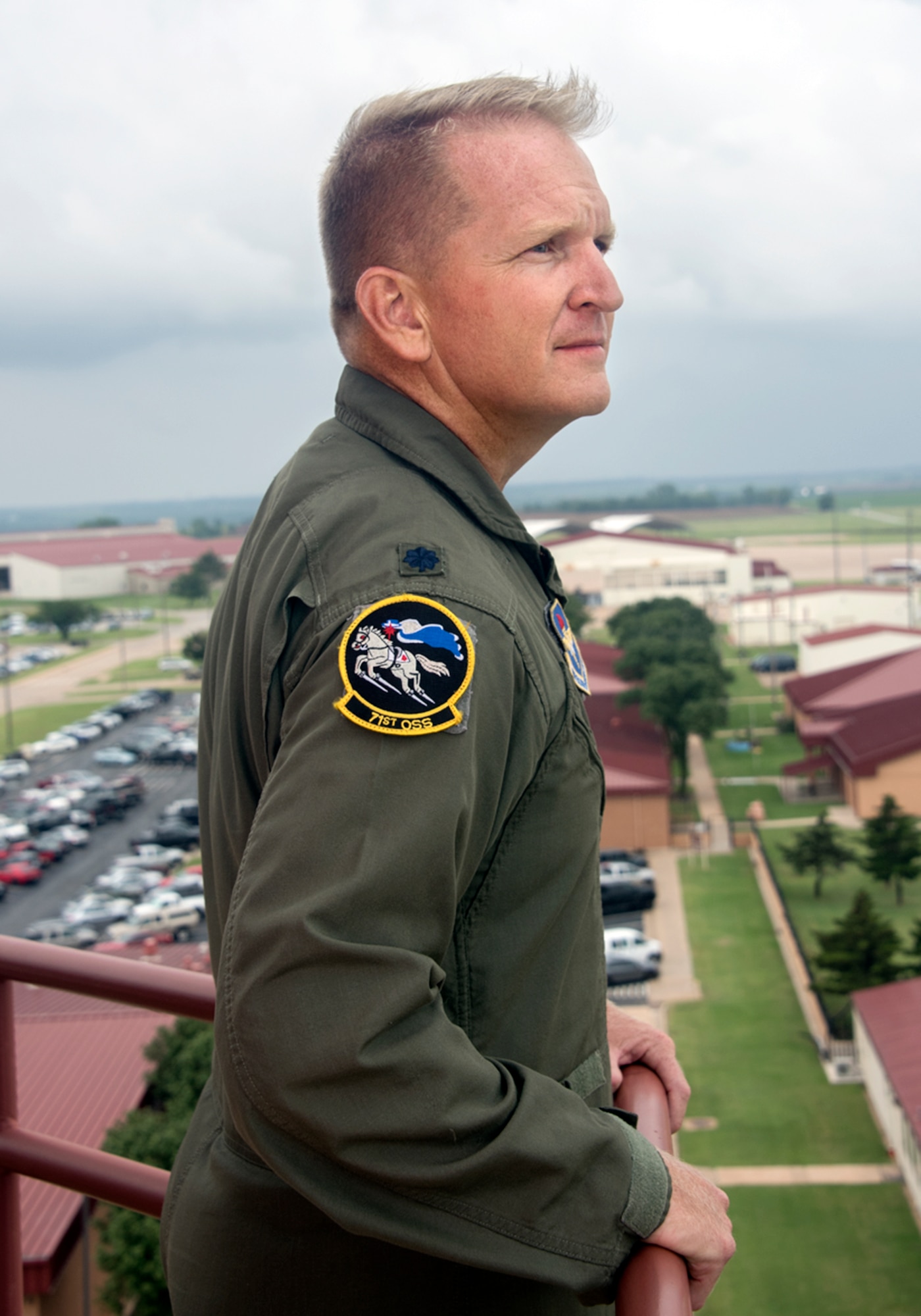 Lt. Col. Nathan Perry, 71st Operations Support Squadron director of operations (U.S Air Force photo/ Mr. Terry Wasson)