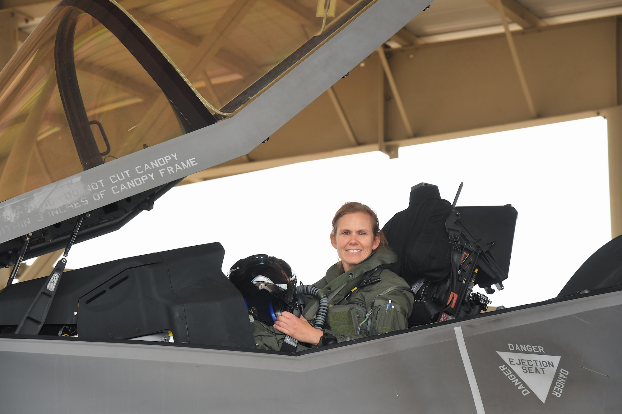 Col. Gina "Torch" Sabric, commander of the 419th Fighter Wing at Hill Air Force Base, Utah, and the Air Force Reserve's first female F-35 pilot
