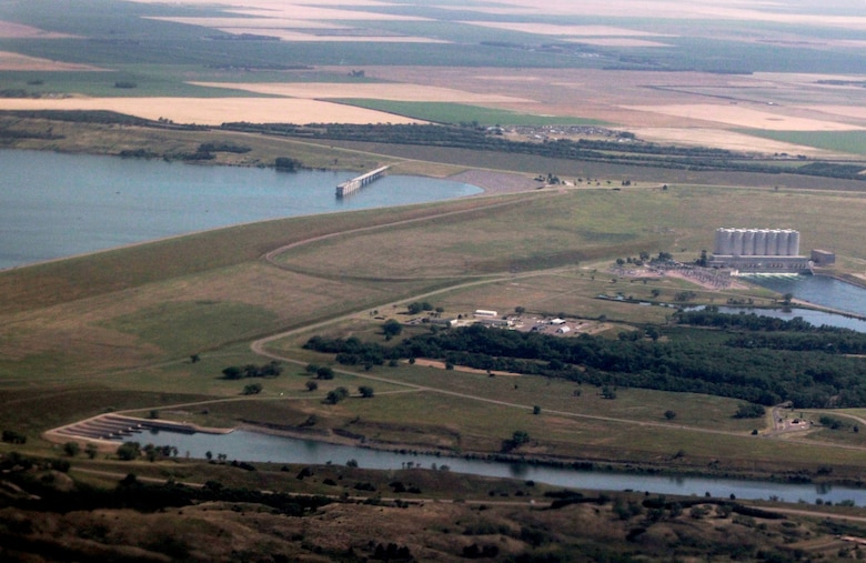 Oahe Dam and Reservoir on the Missouri River are located near Pierre, South Dakota.