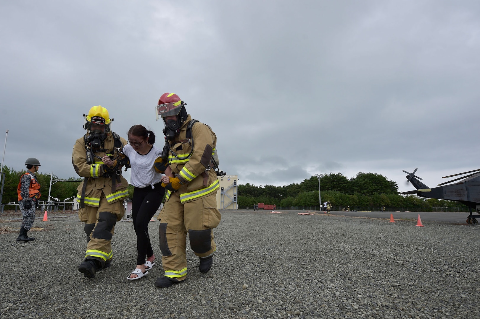 U.S., Japanese emergency responders train to perfect safety, security for air show