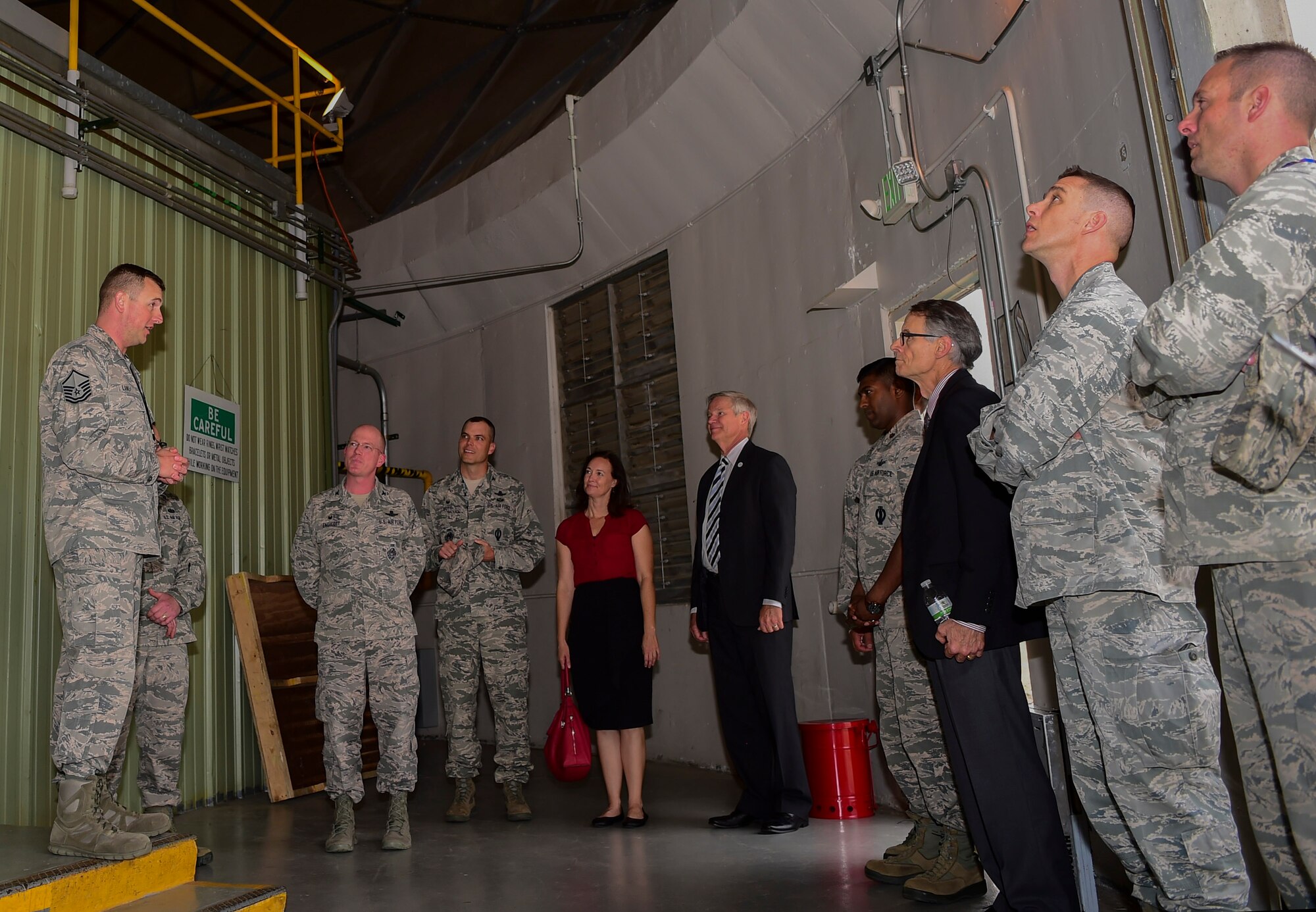 Buckley AFB hosted Aurora city officials to showcase the importance of the base’s mission and maintain a strong relationship