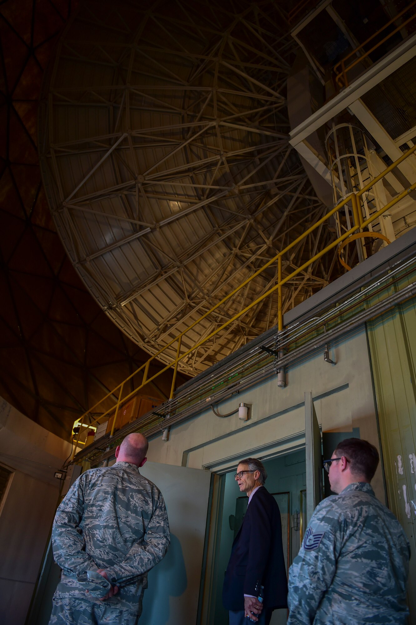 Buckley AFB hosted Aurora city officials to showcase the importance of the base’s mission and maintain a strong relationship