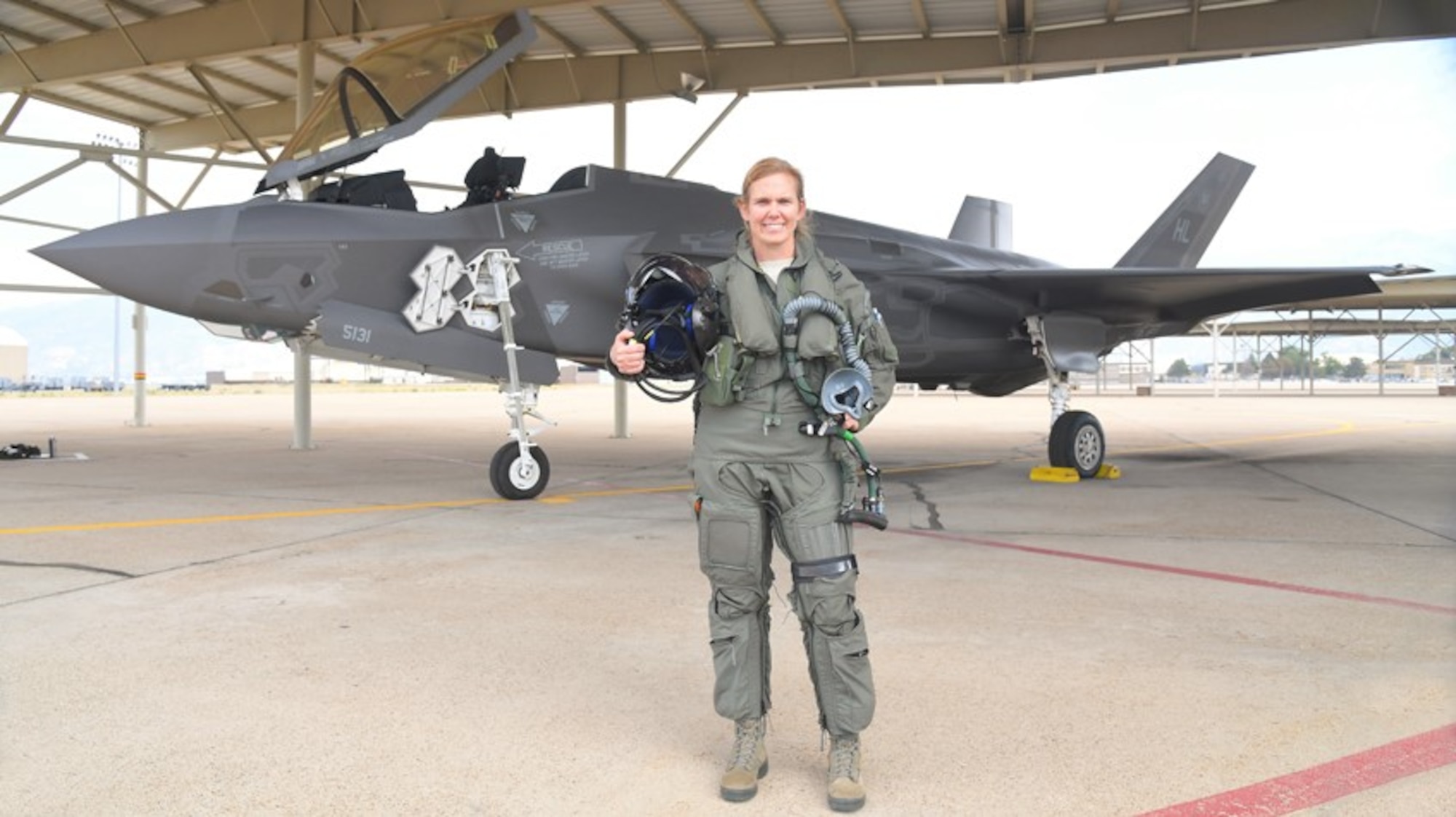 Meet Air Force Reserve’s first female F-35 pilot