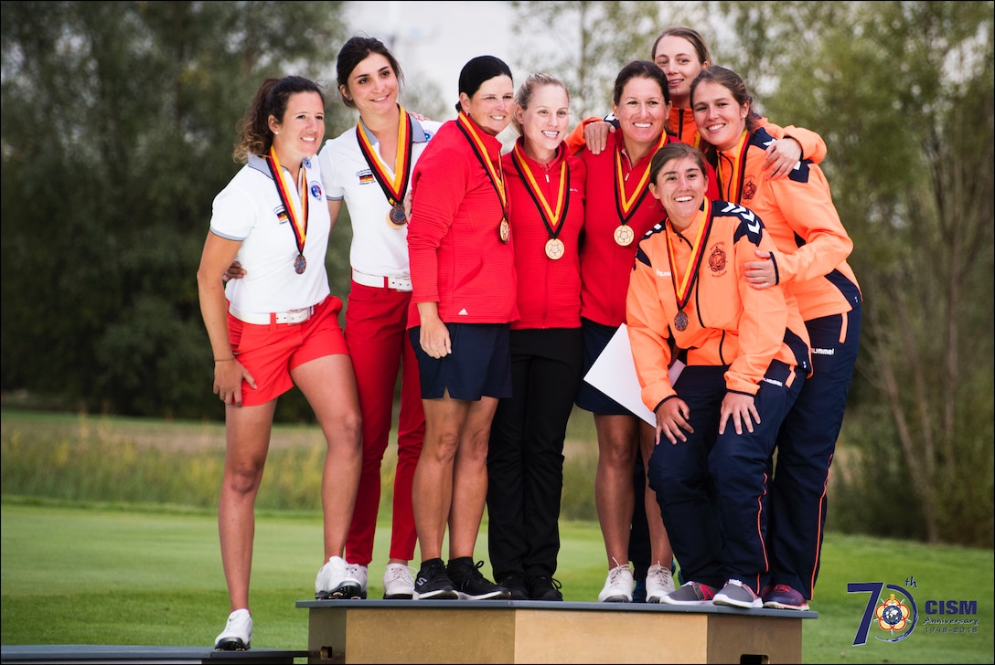 2018 Conseil International du Sport Militaire (CISM) World Military Golf Championship hosted by the German Armed Forces in Warendorf, Germany August 26 to September 2.  Military golfers from around the world compete for gold.