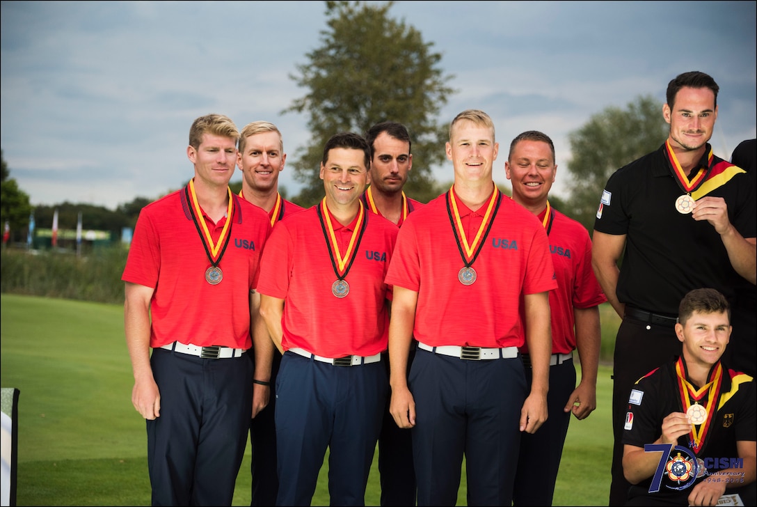 The 2018 Conseil International du Sport Militaire (CISM) World Military Golf Championship hosted by the German Armed Forces in Warendorf, Germany August 26 to September 2.  Military golfers from around the world compete for gold.